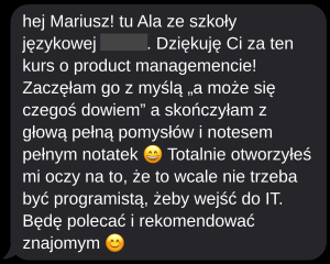 Product Management - Kurs przygotowujący do pracy w IT